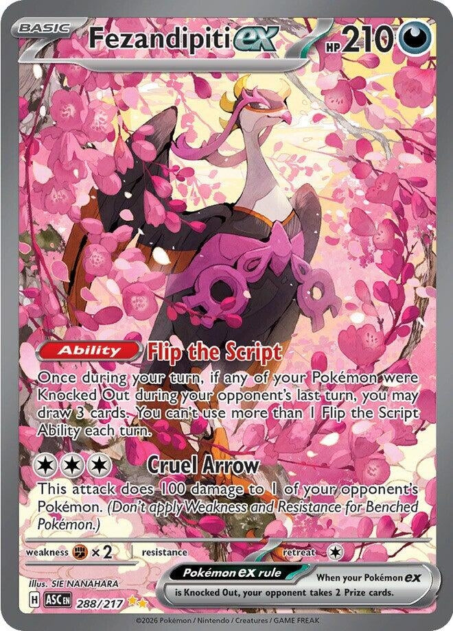Image for Fezandipiti ex (288/217) (ASC) - Pokemon
