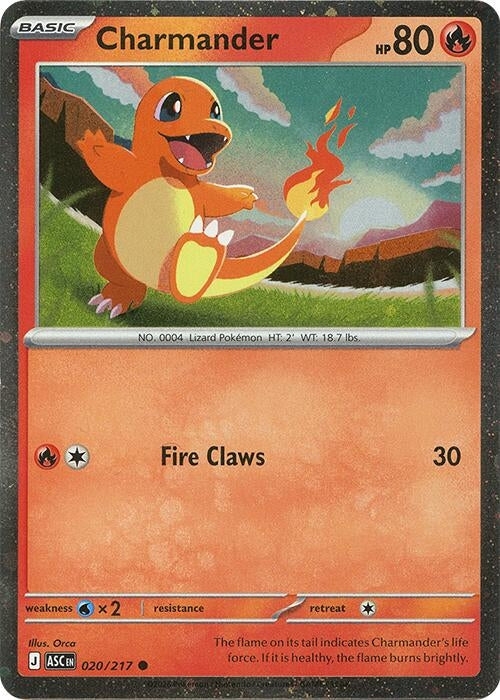Image for Charmander - 020/217 (Cosmos Holo) (020/217) (MCAP) - Pokemon