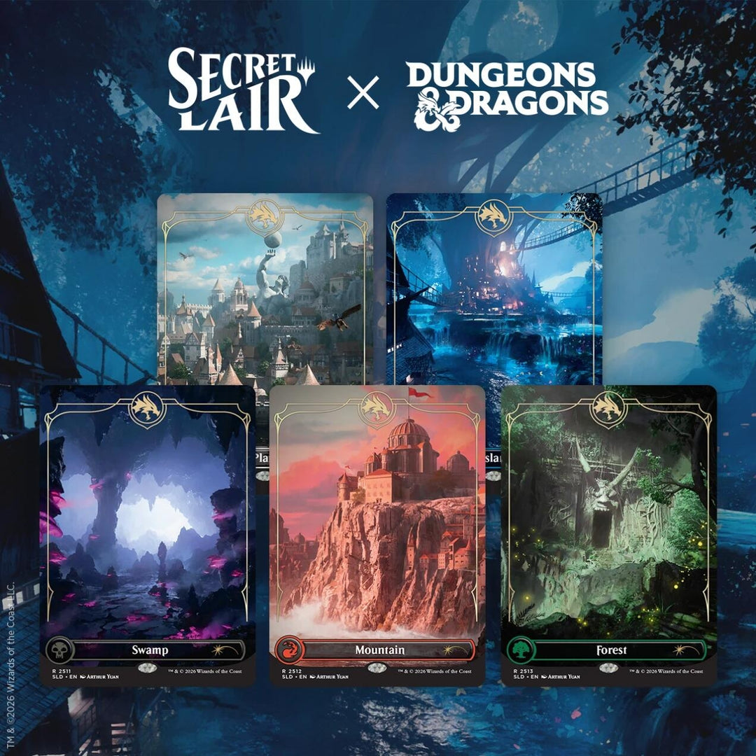 Image for Secret Lair Drop: Secret Lair x Dungeons & Dragons: Lands of the Forgotten Realms - Non-Foil Edition - Magic: The Gathering