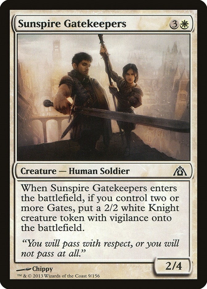 Image for Sunspire Gatekeepers (9) (DGM) - Magic: The Gathering