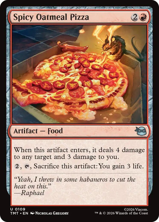 Spicy Oatmeal Pizza (109) (TMT)