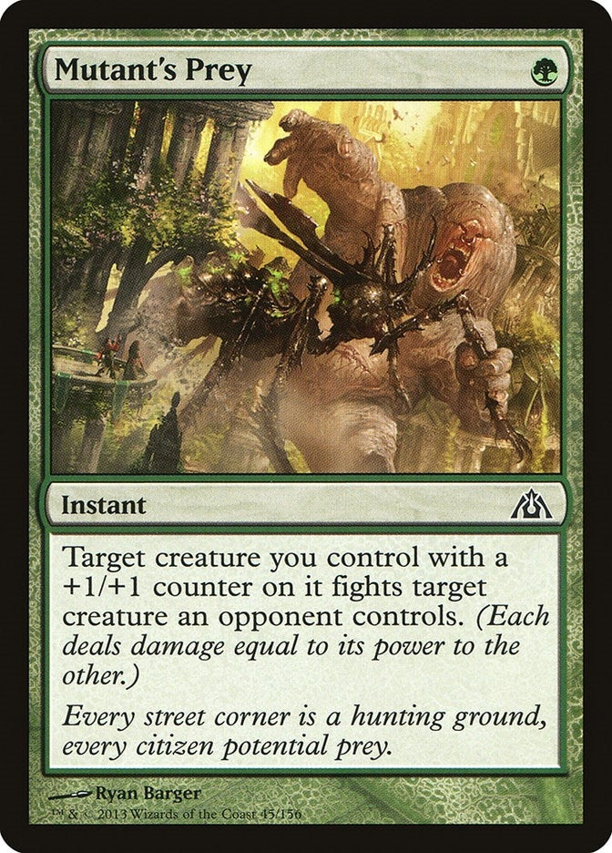 Image for Mutant's Prey (45) - Magic: The Gathering