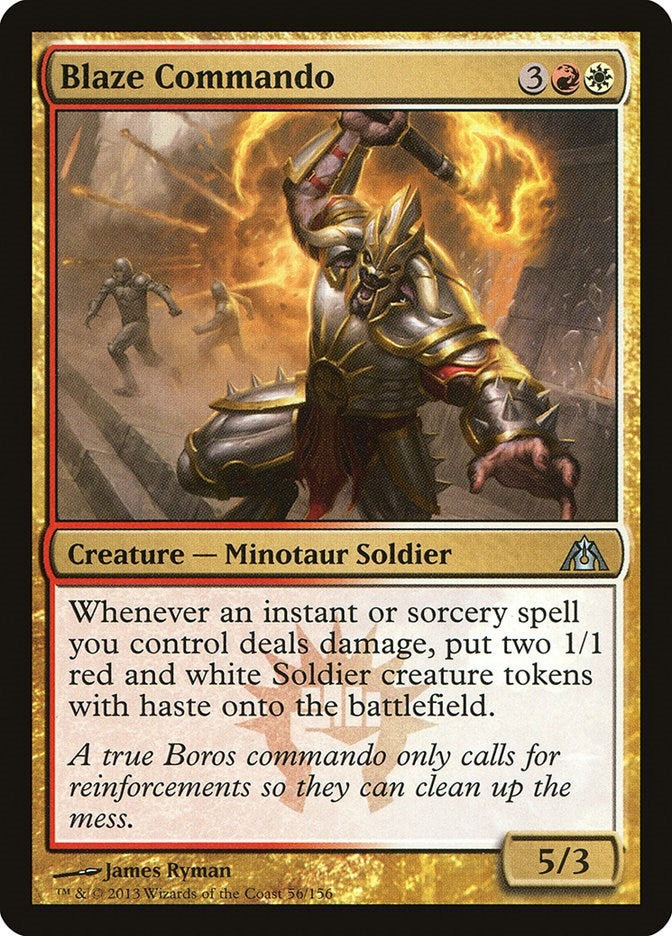 Image for Blaze Commando (56) - Magic: The Gathering