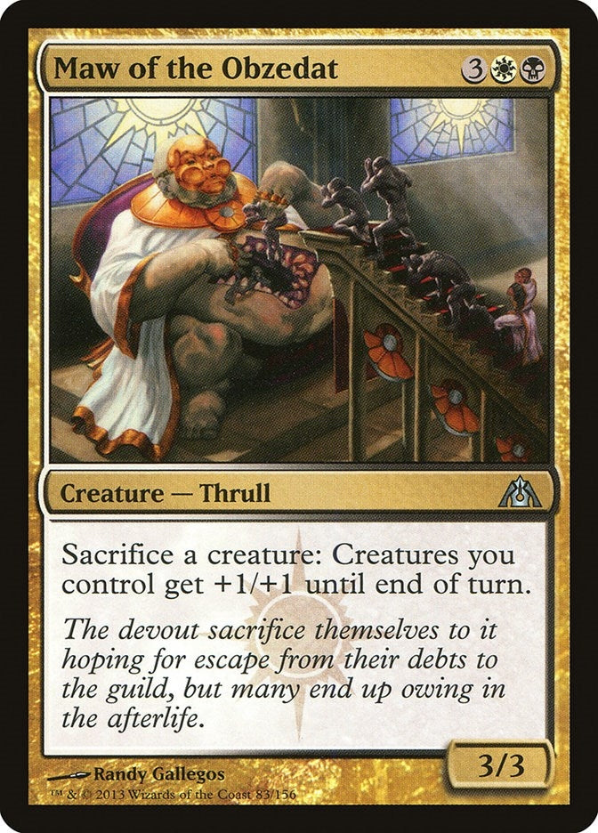 Image for Maw of the Obzedat (83) (DGM) - Magic: The Gathering