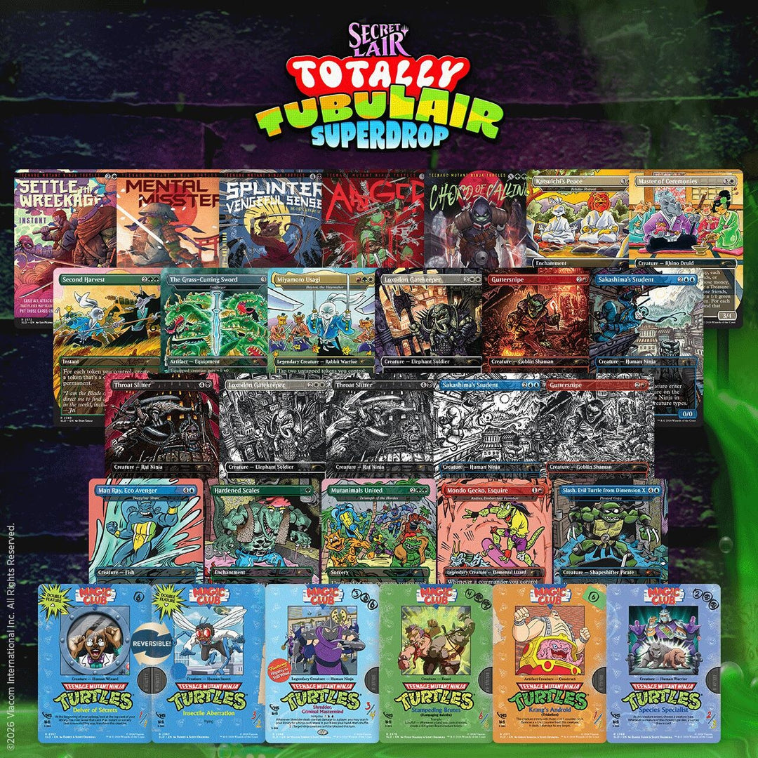Image for Secret Lair Drop: Totally TubuLair Superdrop: Heroes in a Half Shell Non-Foil Bundle - Magic: The Gathering