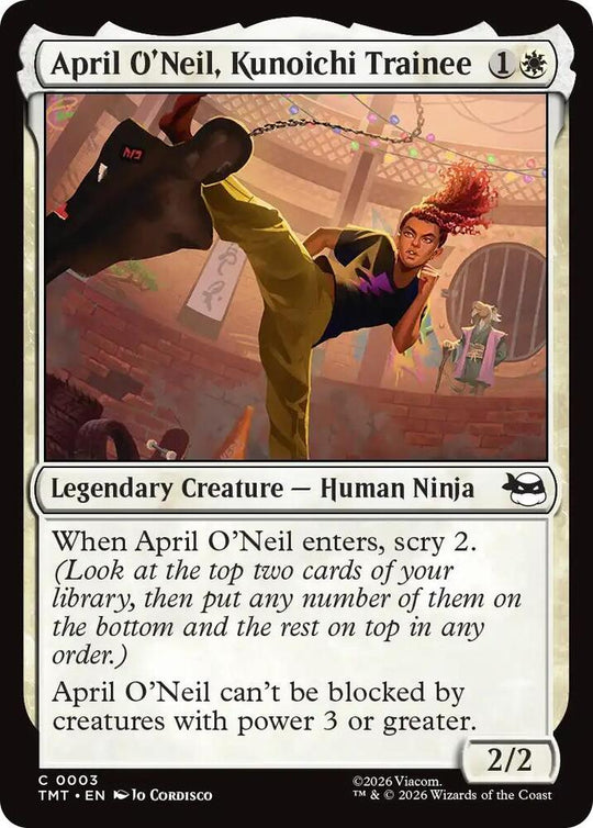 April O'Neil, Kunoichi Trainee (3) (TMT)