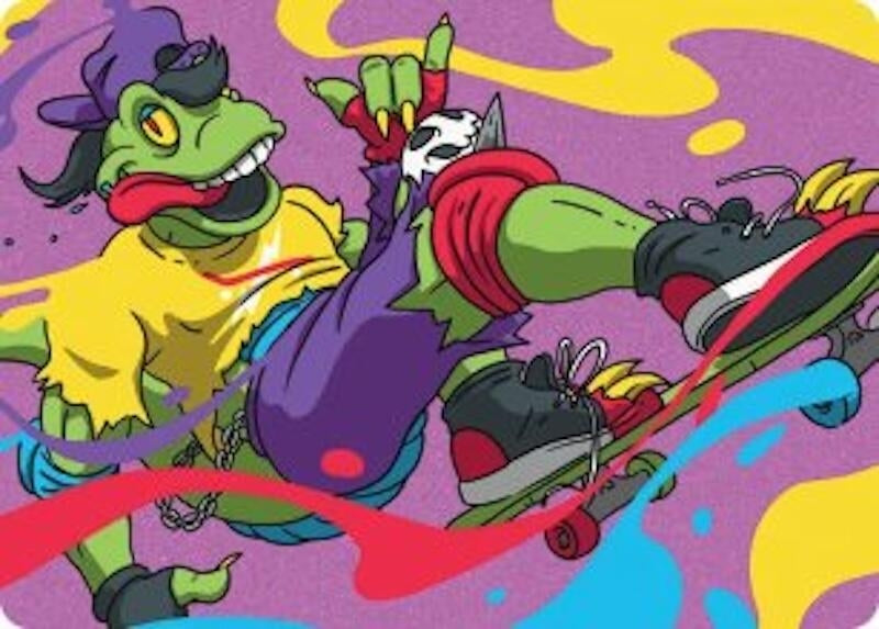Image for Mondo Gecko Art Card (26) (ASTMT) - Magic: The Gathering