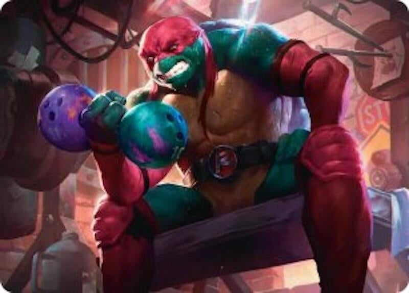 Image for Raphael, Tough Turtle Art Card (9) (ASTMT) - Magic: The Gathering