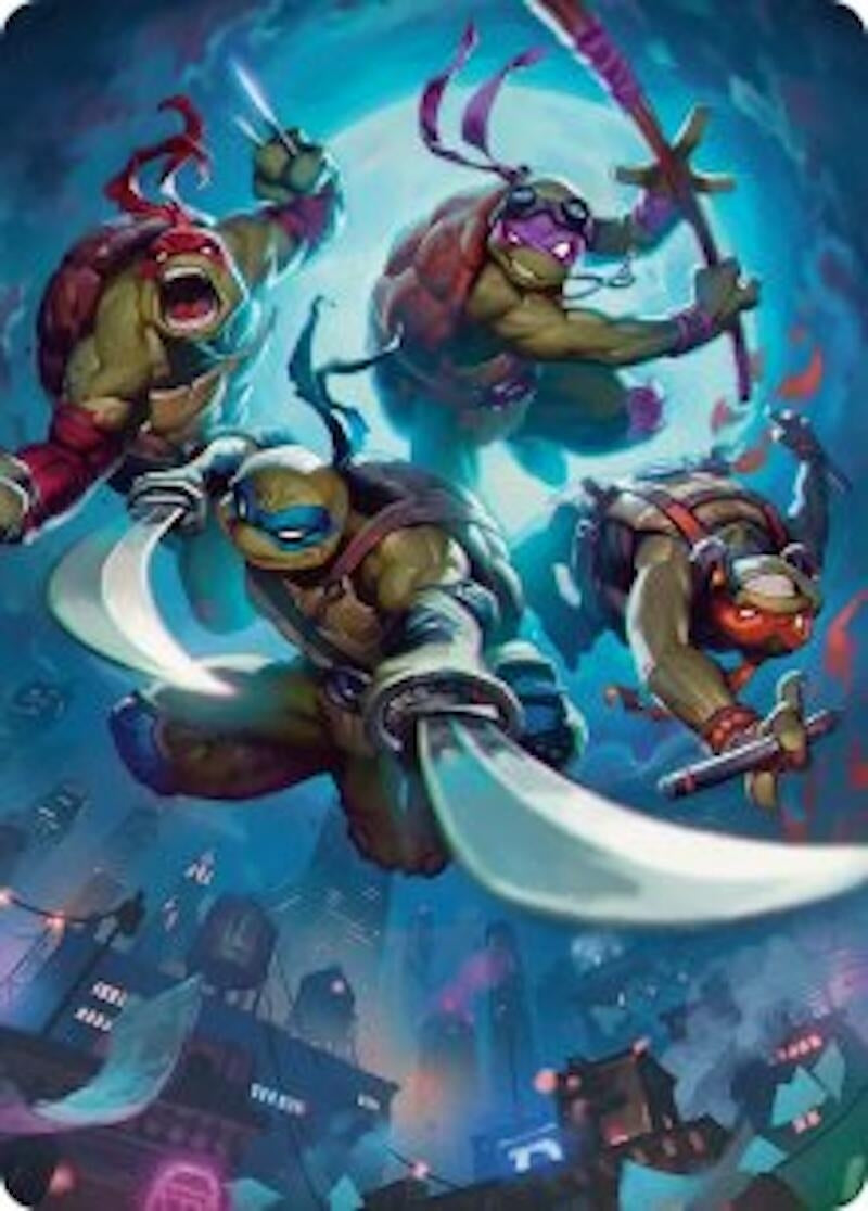 Image for Heroes in a Half Shell Art Card (41) (ASTMT) - Magic: The Gathering