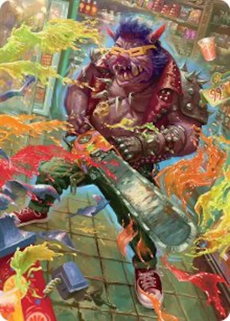 Image for Bebop, Porcine Punk Art Card (52) (ASTMT) - Magic: The Gathering