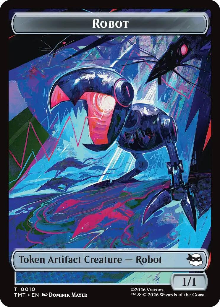 Robot // Food Double-Sided Token (10 // 8) (TMT)