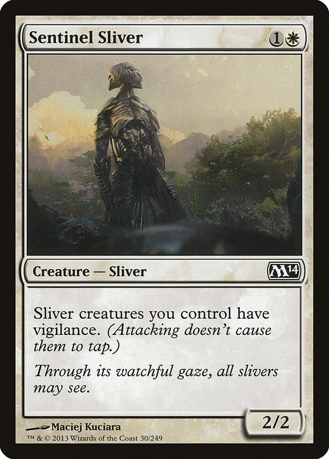Image for Sentinel Sliver (30) (M14) - Magic: The Gathering