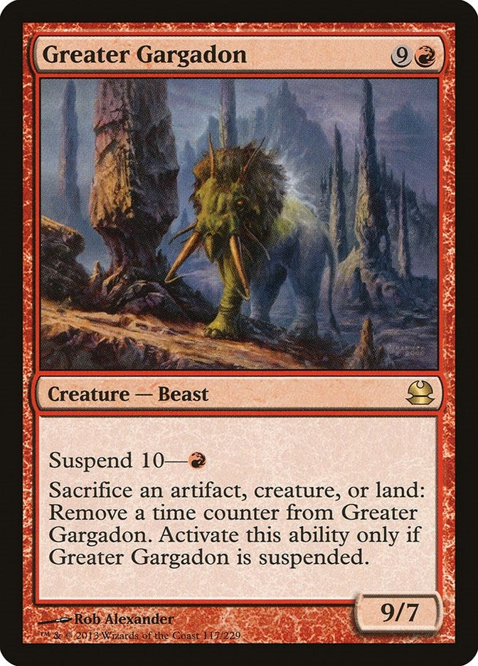 Image for Greater Gargadon (117) (MMA) - Magic: The Gathering