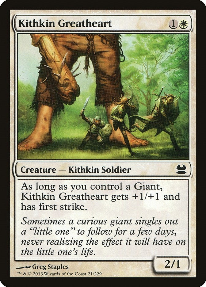 Image for Kithkin Greatheart (21) (MMA) - Magic: The Gathering