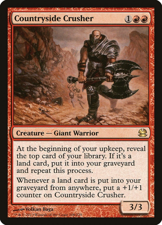Image for Countryside Crusher (108) (MMA) - Magic: The Gathering