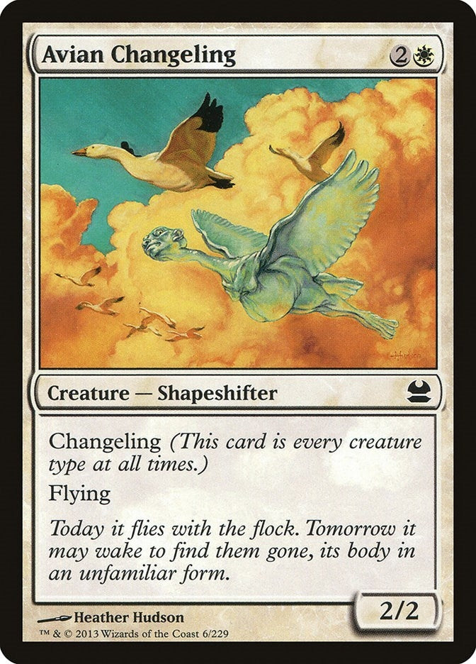 Image for Avian Changeling (6) (MMA) - Magic: The Gathering