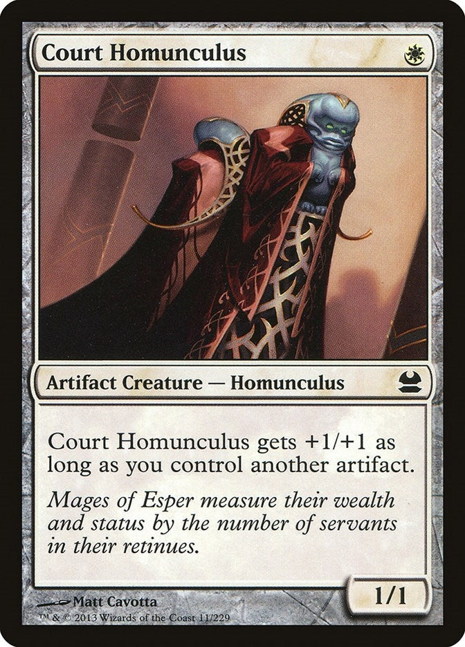 Image for Court Homunculus (11) (MMA) - Magic: The Gathering