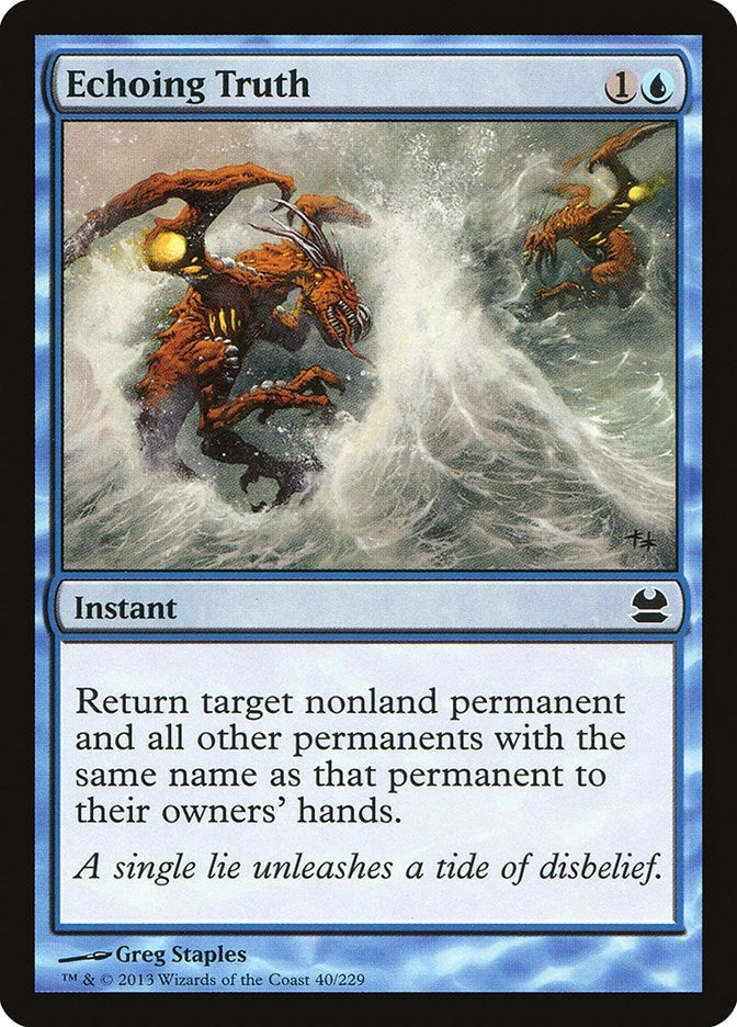 Image for Echoing Truth (40) (MMA) - Magic: The Gathering