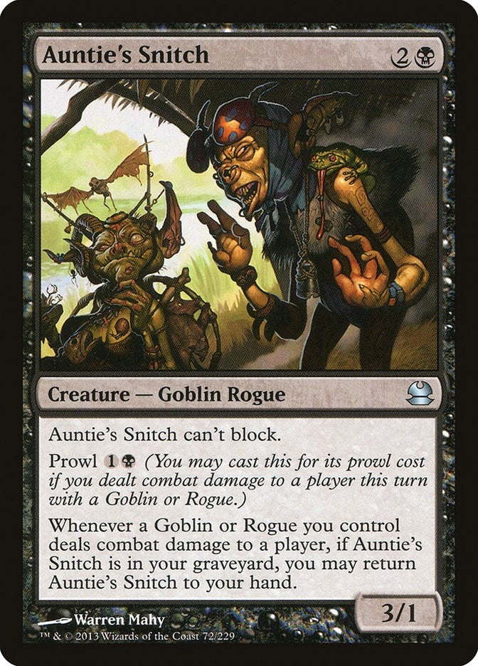 Image for Auntie's Snitch (72) (MMA) - Magic: The Gathering