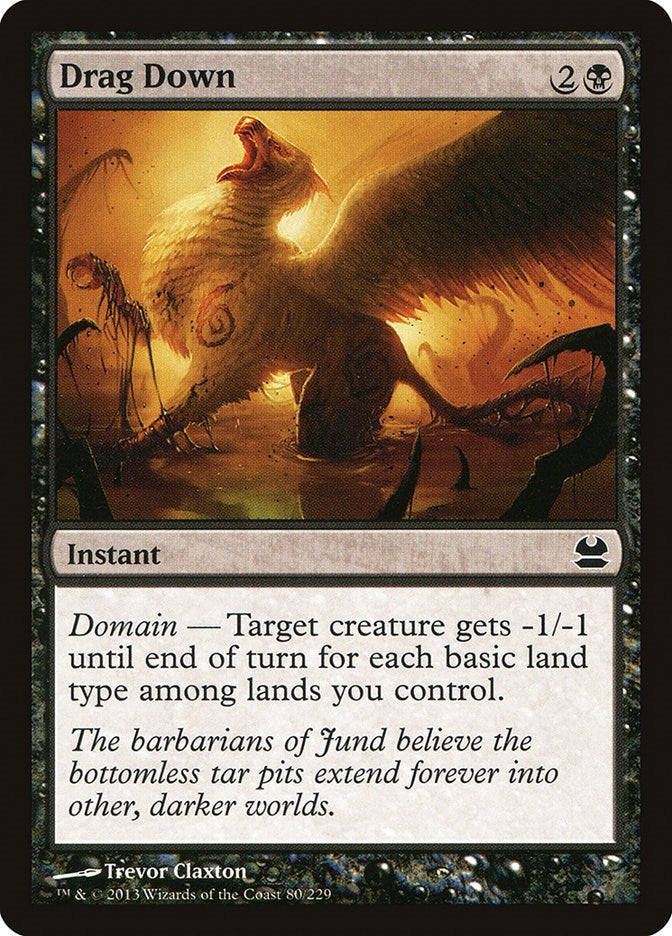 Image for Drag Down (80) (MMA) - Magic: The Gathering