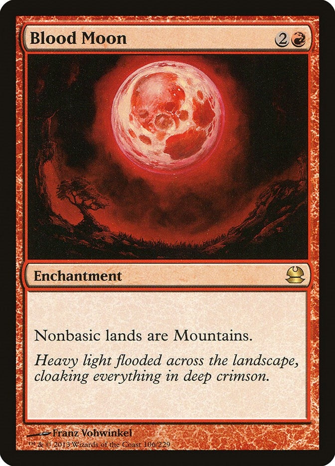 Image for Blood Moon (106) - Magic: The Gathering