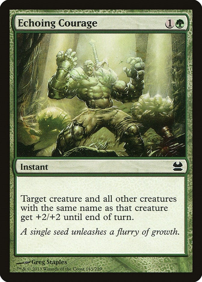 Image for Echoing Courage (143) (MMA) - Magic: The Gathering