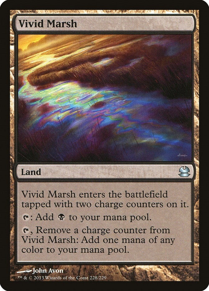 Image for Vivid Marsh (228) - Magic: The Gathering