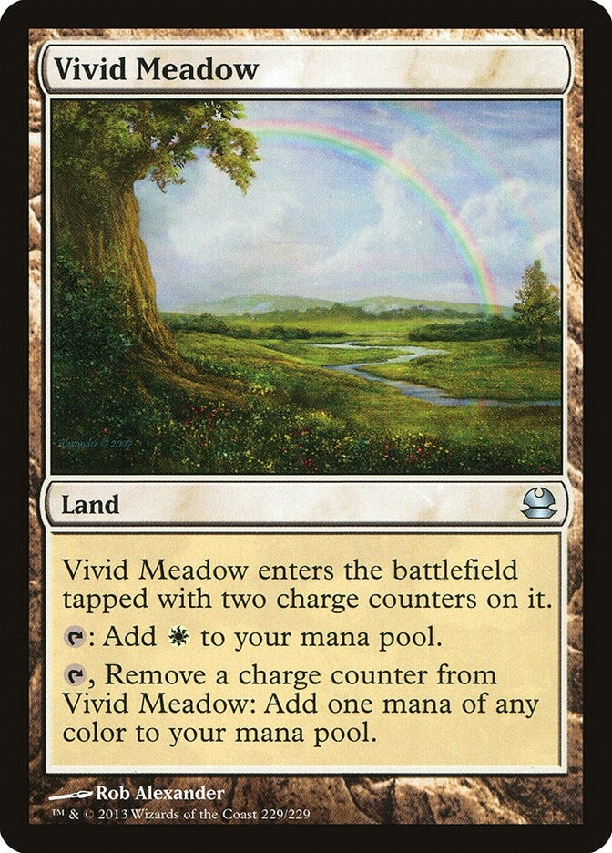 Image for Vivid Meadow (229) (MMA) - Magic: The Gathering