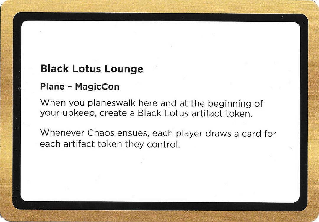 Image for Black Lotus Lounge (Black Lotus Unknown Planechase) (OVER) - Magic: The Gathering
