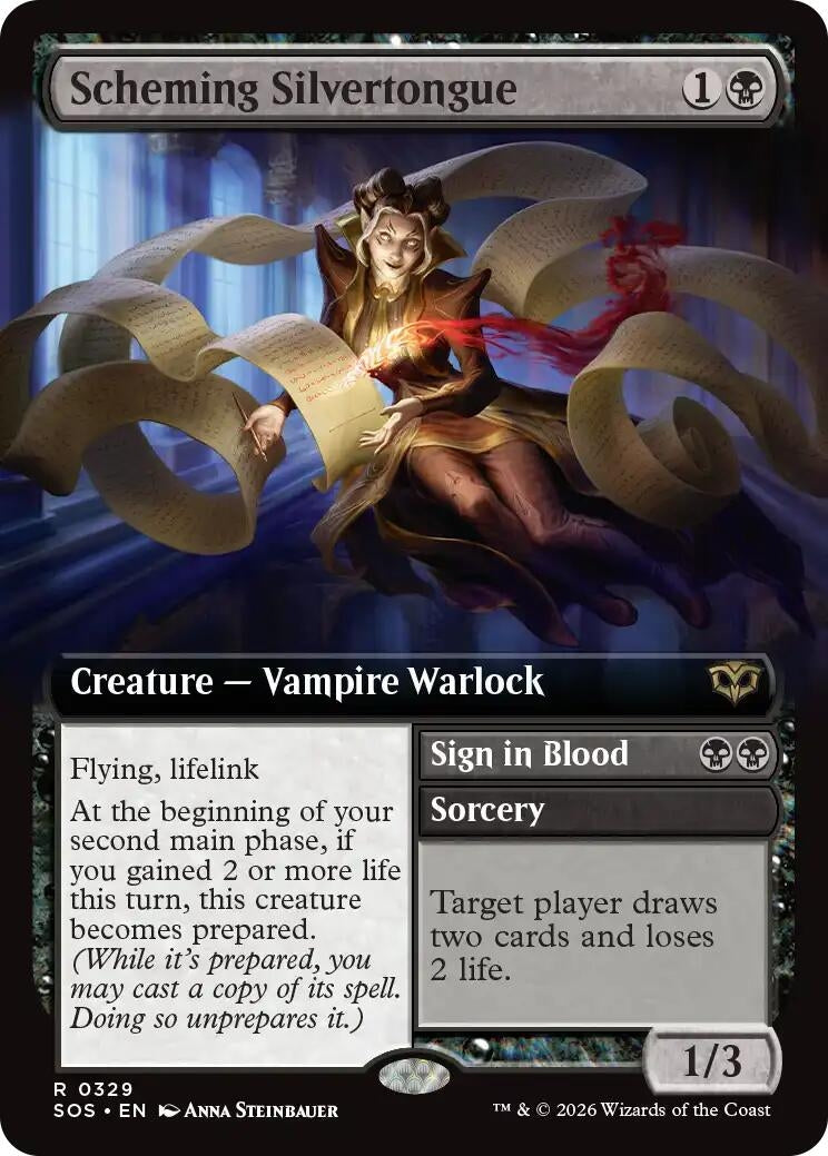 Scheming Silvertongue (Extended Art) (329) (SOS)