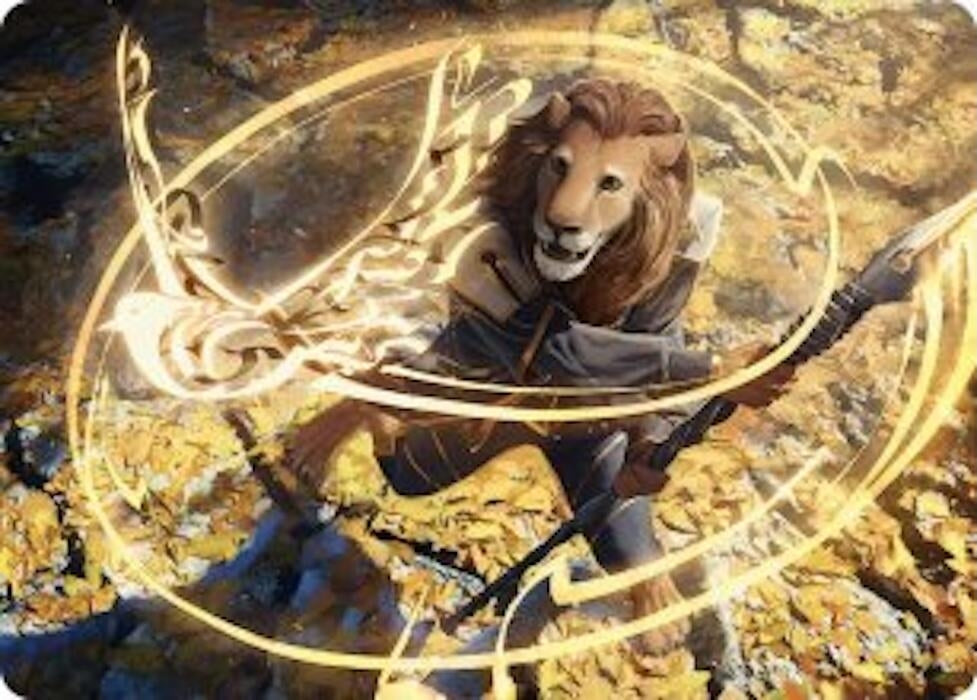 Image for Eager Glyphmage Art Card (3) (ASSOS) - Magic: The Gathering