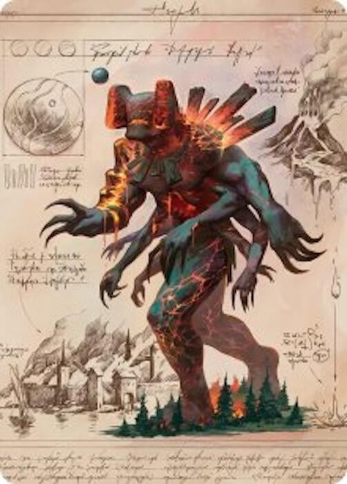 Image for Magmablood Archaic Art Card (31) (ASSOS) - Magic: The Gathering