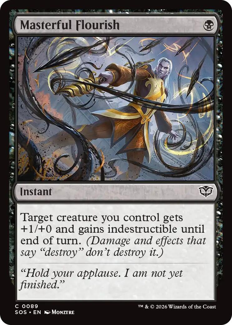 Masterful Flourish (89) (SOS)