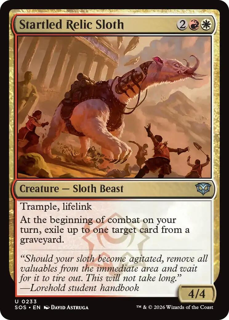 Startled Relic Sloth (233) (SOS)