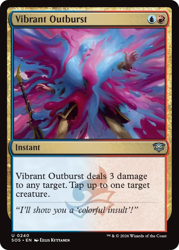 Vibrant Outburst (240) (SOS)