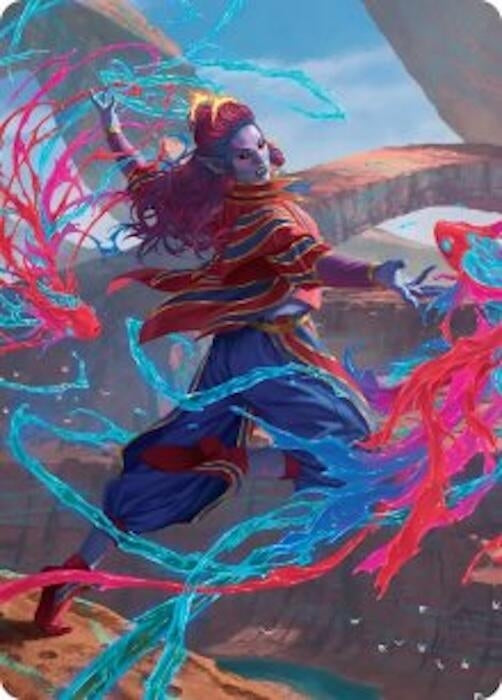 Image for Rootha, Mastering the Moment Art Card (34) (ASSOS) - Magic: The Gathering