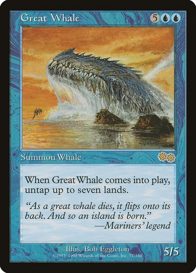 Image for Great Whale (77) - Magic: The Gathering