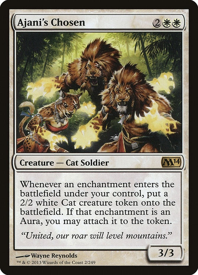 Image for Ajani's Chosen (2) (M14) - Magic: The Gathering