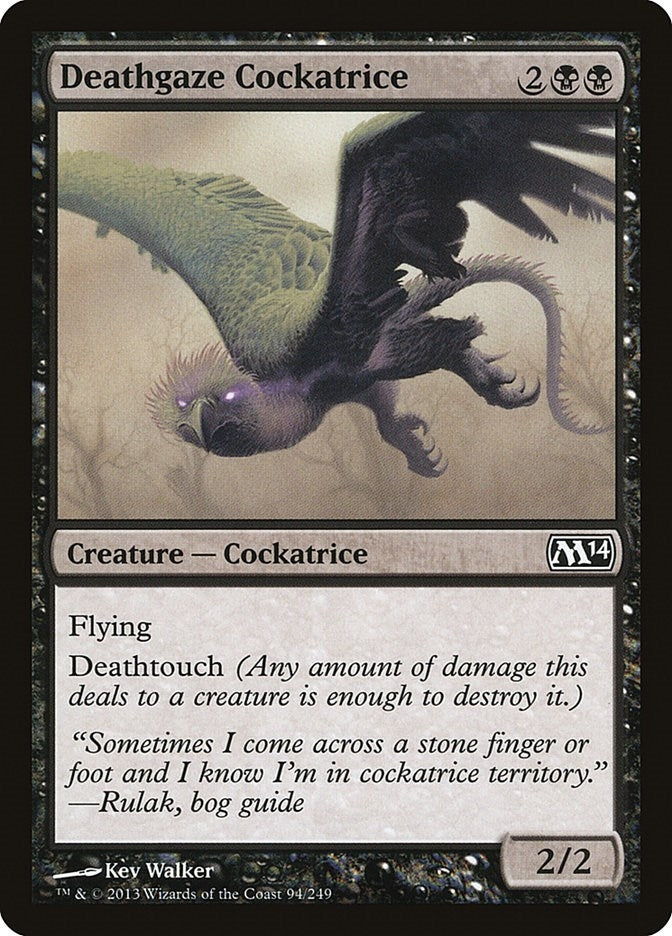 Image for Deathgaze Cockatrice (94) (M14) - Magic: The Gathering