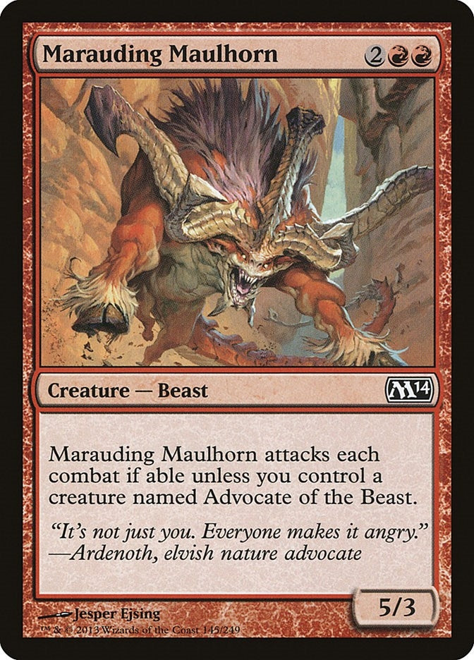 Image for Marauding Maulhorn (145) - Magic: The Gathering
