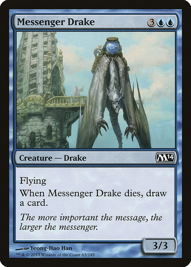 Image for Messenger Drake (63) - Magic: The Gathering