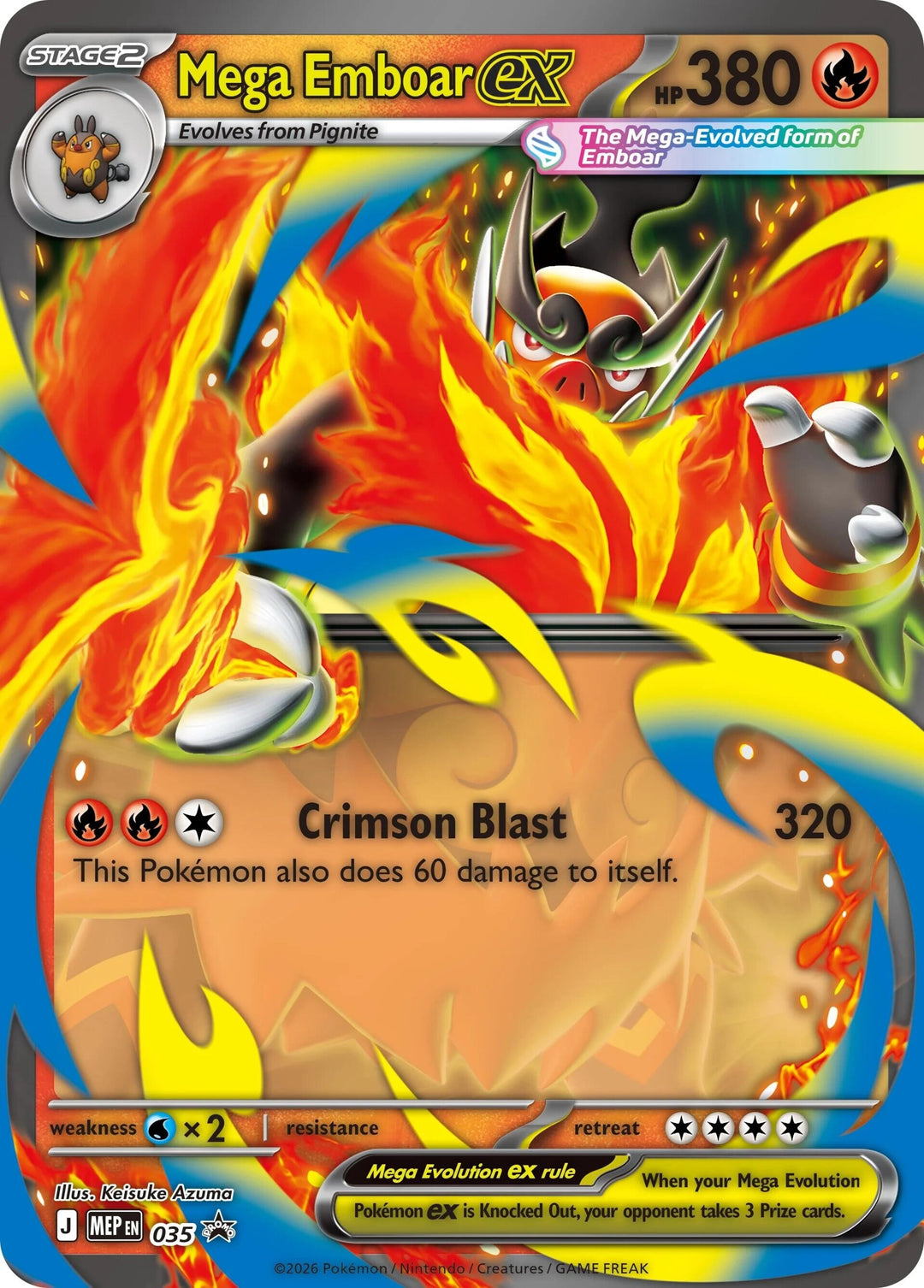 Image for Mega Emboar ex (035) (PR) - Pokemon