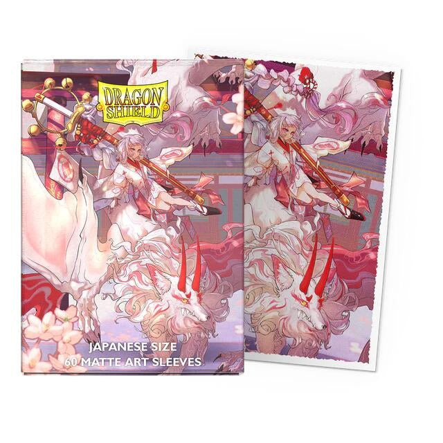 Image for Dragon Shield Japanese Matte Sleeves Metallic Exclusive- Demon Hunters (60-Pack) - Card Sleeves