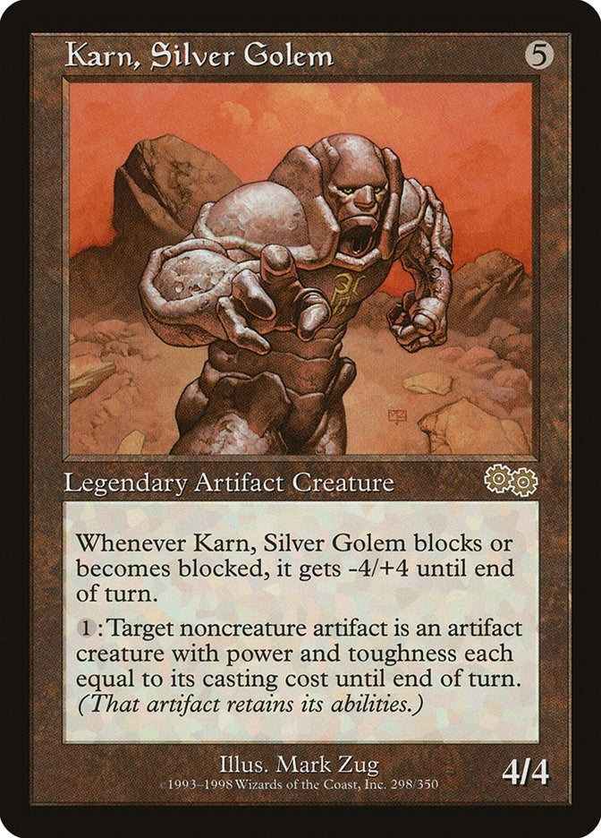 Image for Karn, Silver Golem (298) - Magic: The Gathering