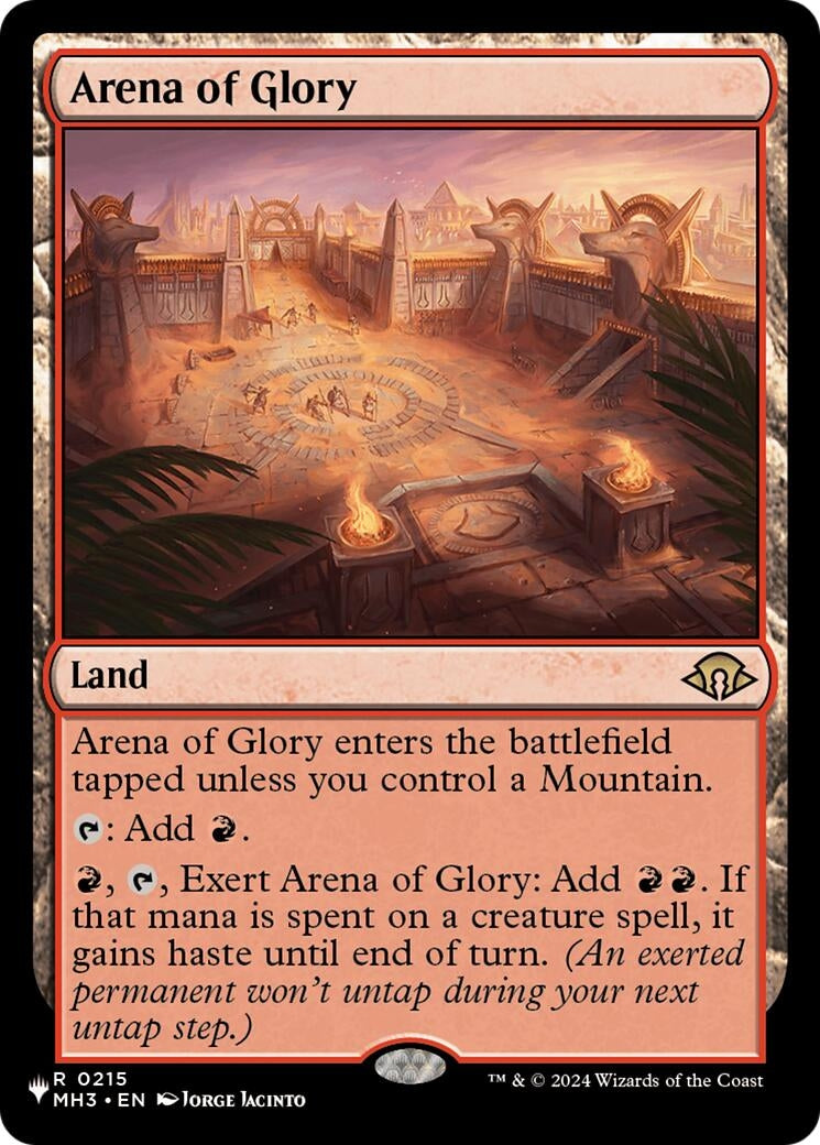 Image for Arena of Glory (215) (LIST) - Magic: The Gathering