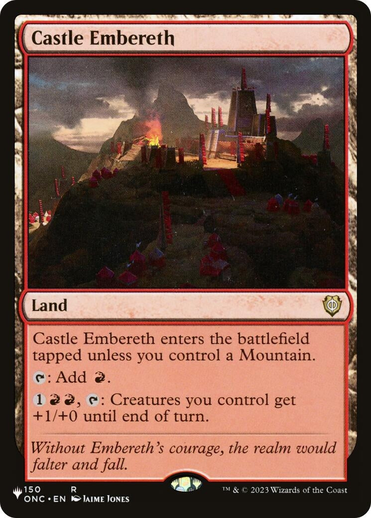 Image for Castle Embereth (150) (LIST) - Magic: The Gathering