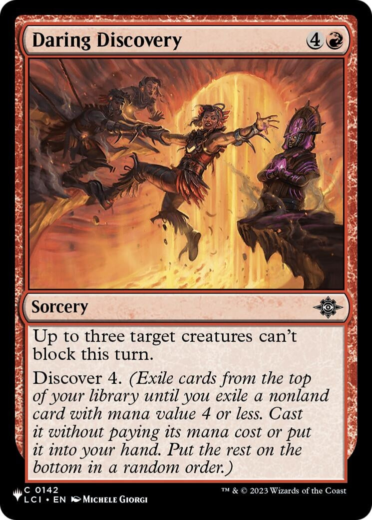 Image for Daring Discovery (142) (LIST) - Magic: The Gathering