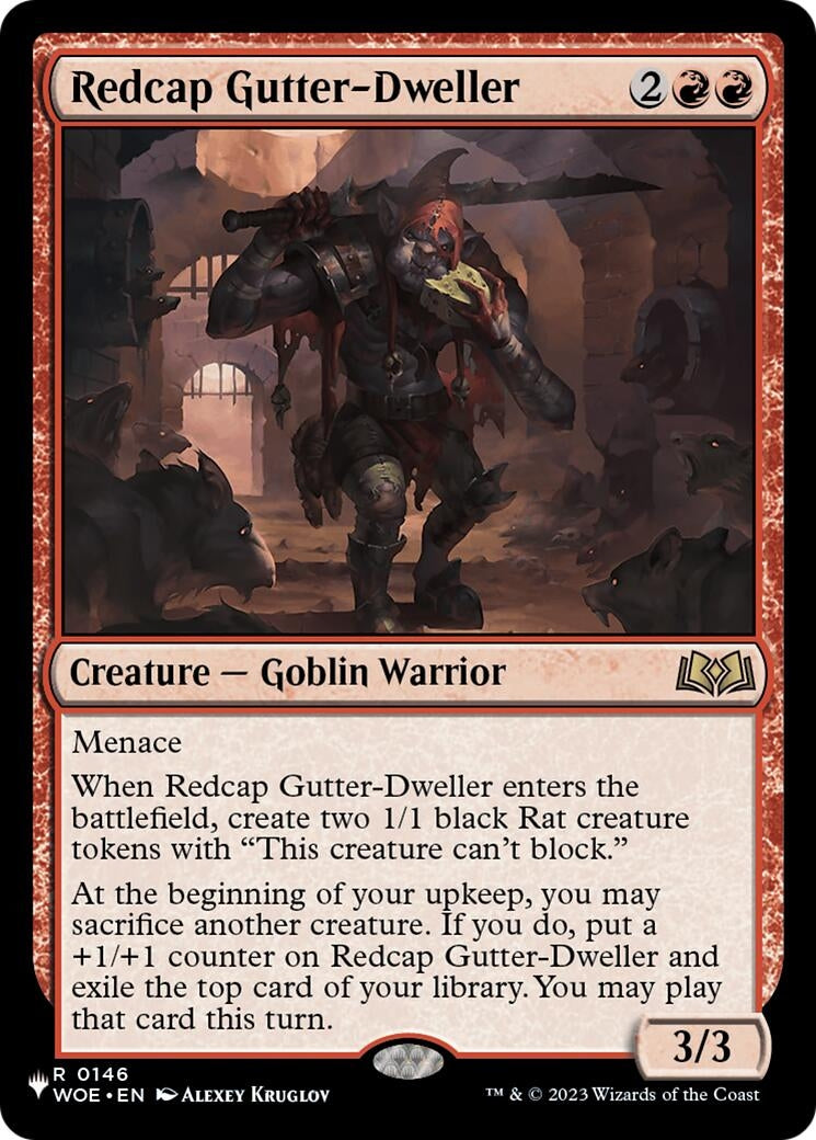Image for Redcap Gutter-Dweller (146) (LIST) - Magic: The Gathering