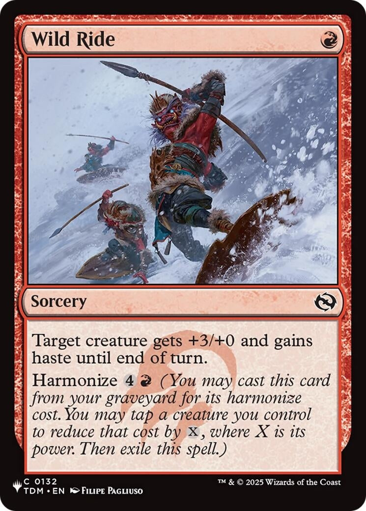 Image for Wild Ride (132) (LIST) - Magic: The Gathering