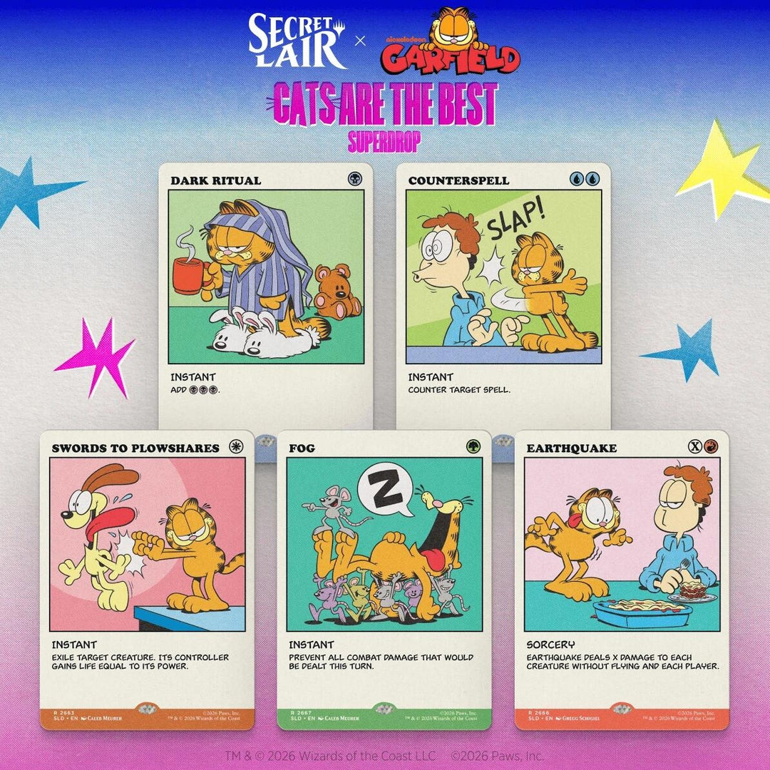 Image for Secret Lair Drop: Secret Lair x Garfield: As Intended - Non-Foil Edition - Magic: The Gathering
